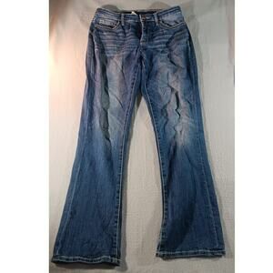 BKE Gabey High Rise Tailored Bootcut Jeans Size 26 × 31.5 Curvy Fit Denim